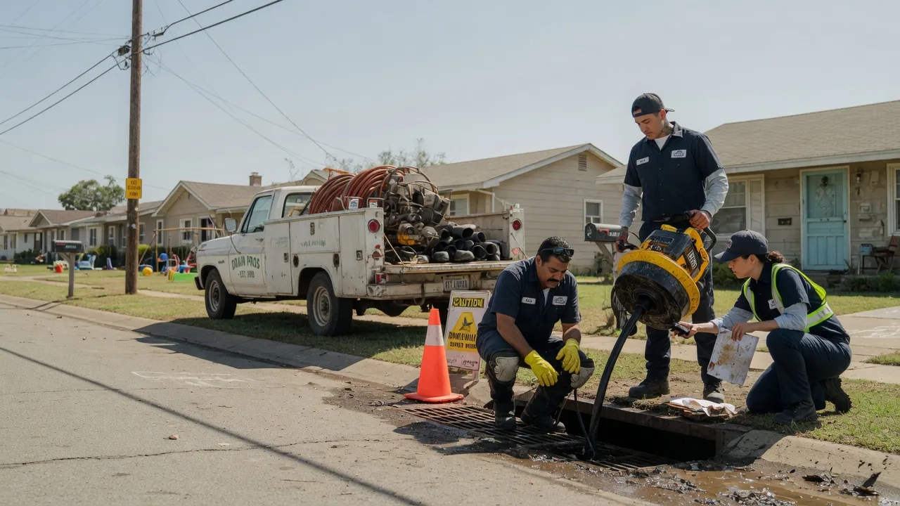Drain Cleaning in Grandfalls, TX near me